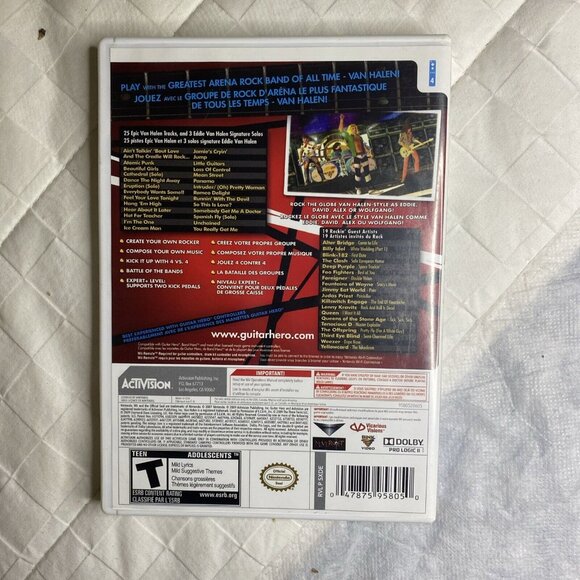 Guitar Hero: Van Halen (Nintendo Wii, 2009) - CIB - Picture 2 of 5